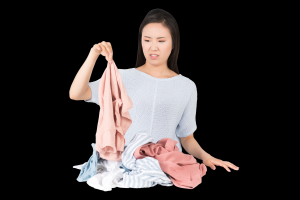 separar roupas sujas